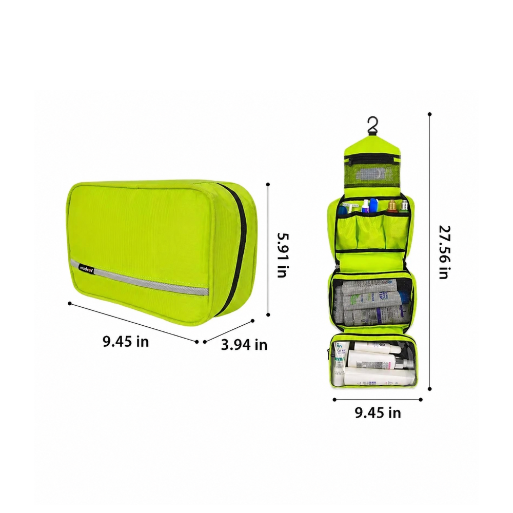 Compact Travel Toiletry Organizer with Waterproof Feature