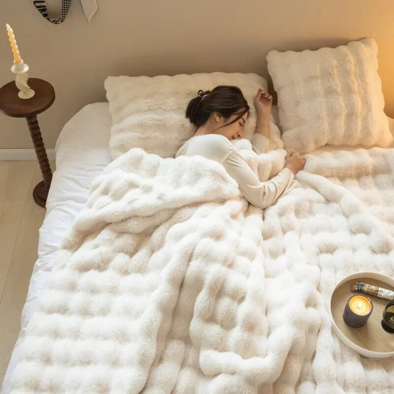 Cozy Soft Plush Throw Blanket