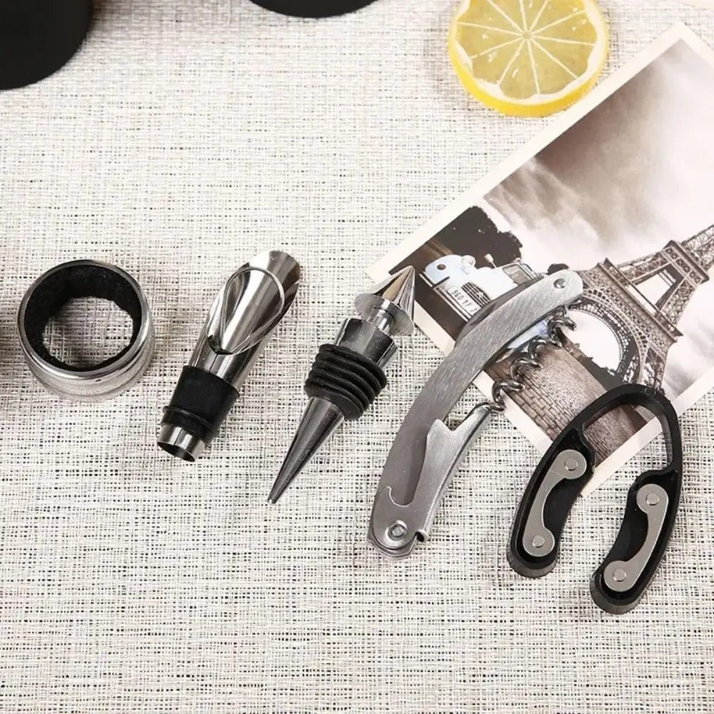Complete Wine Accessory Set with Stylish Case