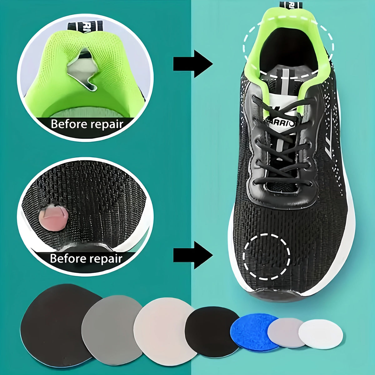 FootGuard – Durable Repair Patches for Shoes & Heels