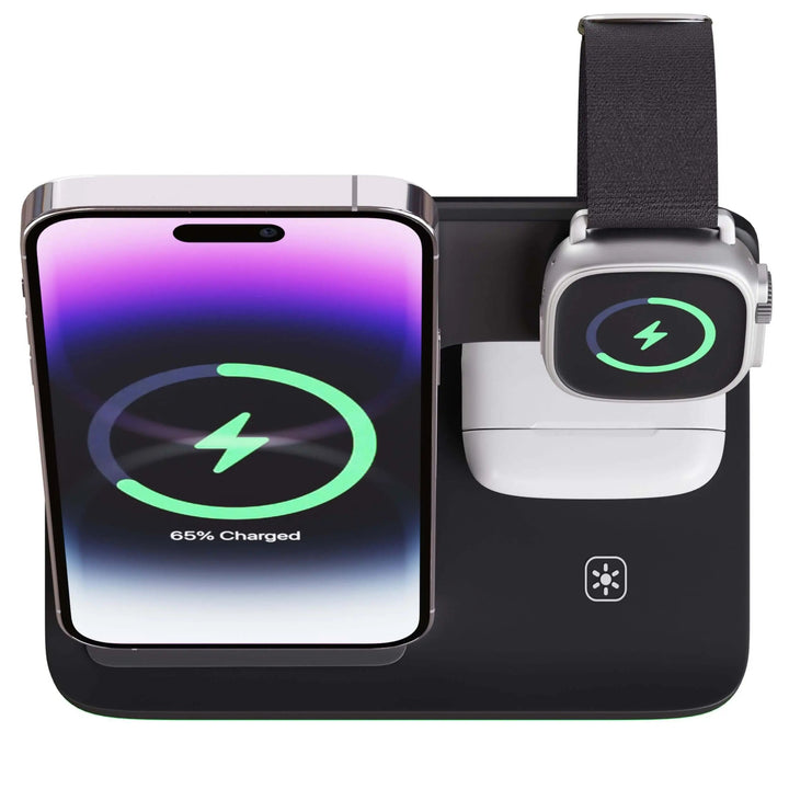TriCharge Hub – Smart Wireless Charging Station for All Your Devices