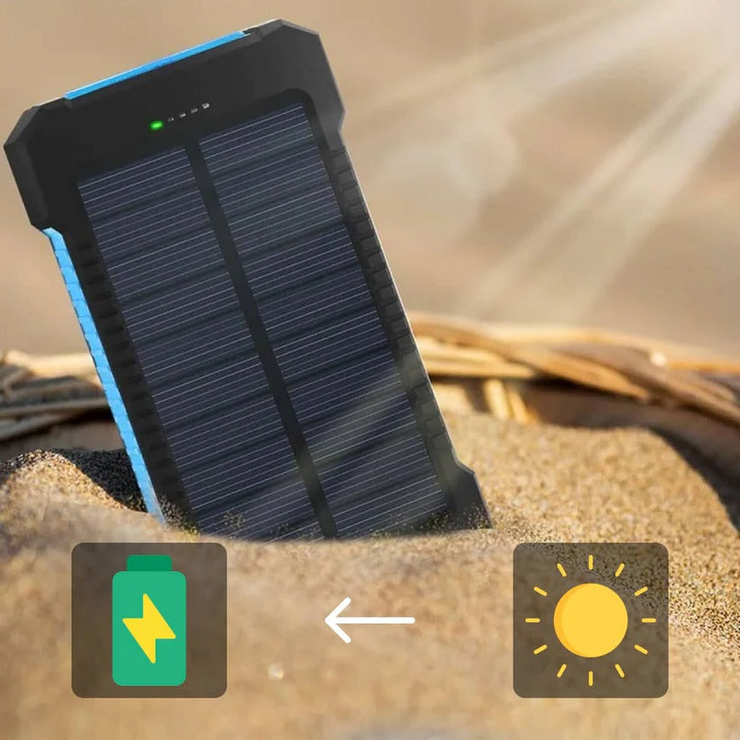 Ultimate 500000mAh Waterproof Solar Power Bank with Dual USB