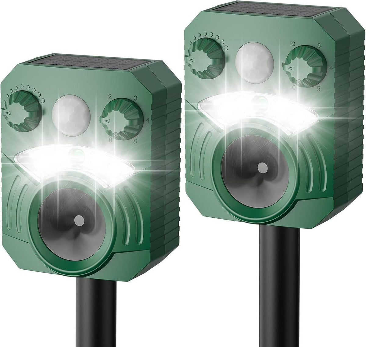 Smart Ultrasonic Animal Repeller for Outdoor Spaces