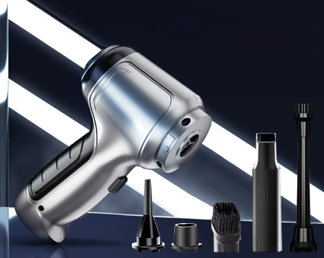 PowerVac Cordless Car Cleaner – Compact Handheld Suction Tool