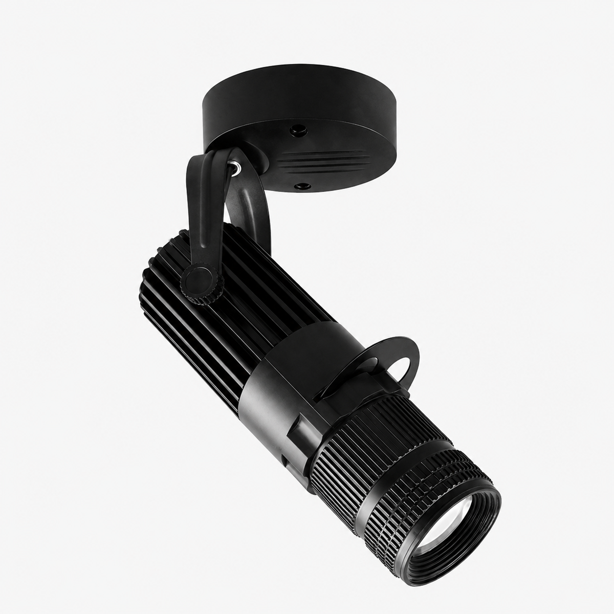 Versatile LED Ceiling Spotlight with Brushed Nickel Finish