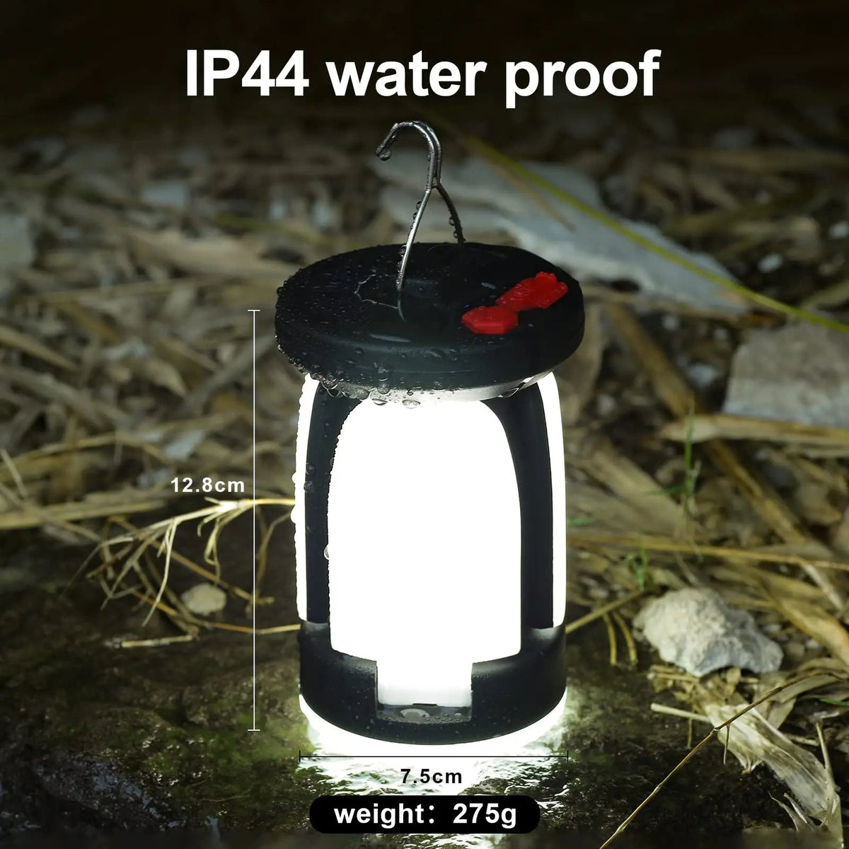 Portable Solar-Powered Folding Camping Light