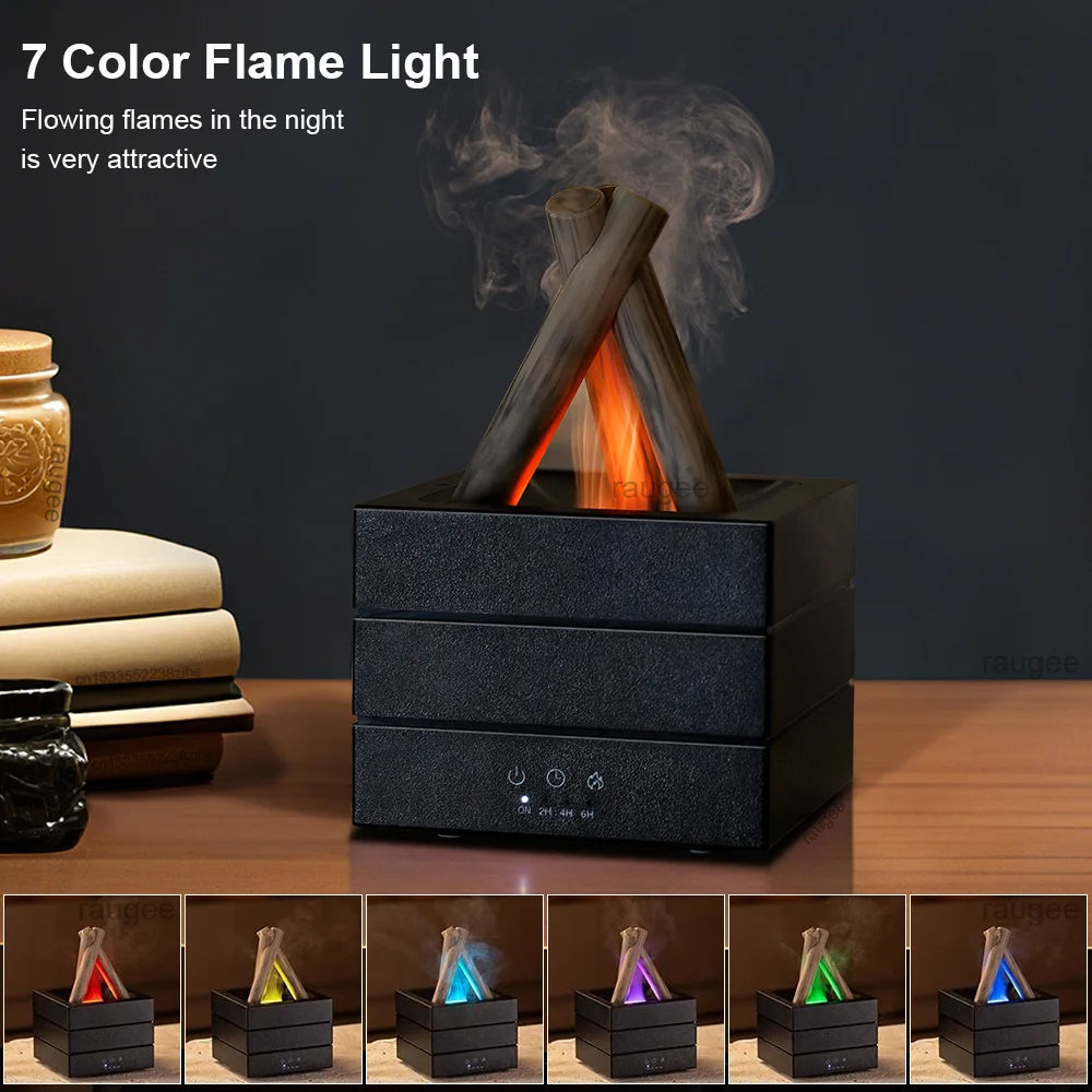Lumos Aroma Mist Diffuser – 9.85 oz Fragrance & Humidifier with Remote Control, Timer, LED Light & Auto Shut-Off