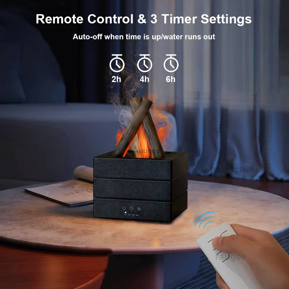 Lumos Aroma Mist Diffuser – 9.85 oz Fragrance & Humidifier with Remote Control, Timer, LED Light & Auto Shut-Off