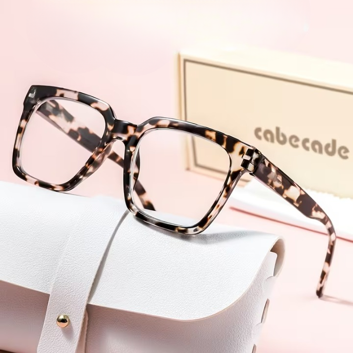 Chic Blue Light Filtering Reading Glasses with Flexible Frame