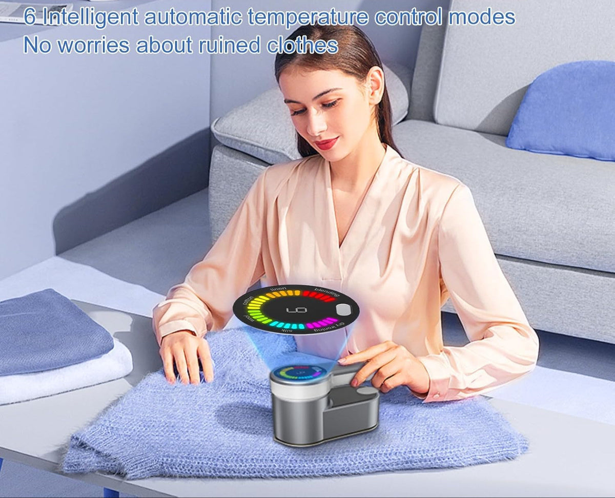 1200W Portable Steam Iron for Travel with 6 Settings and AU Plug