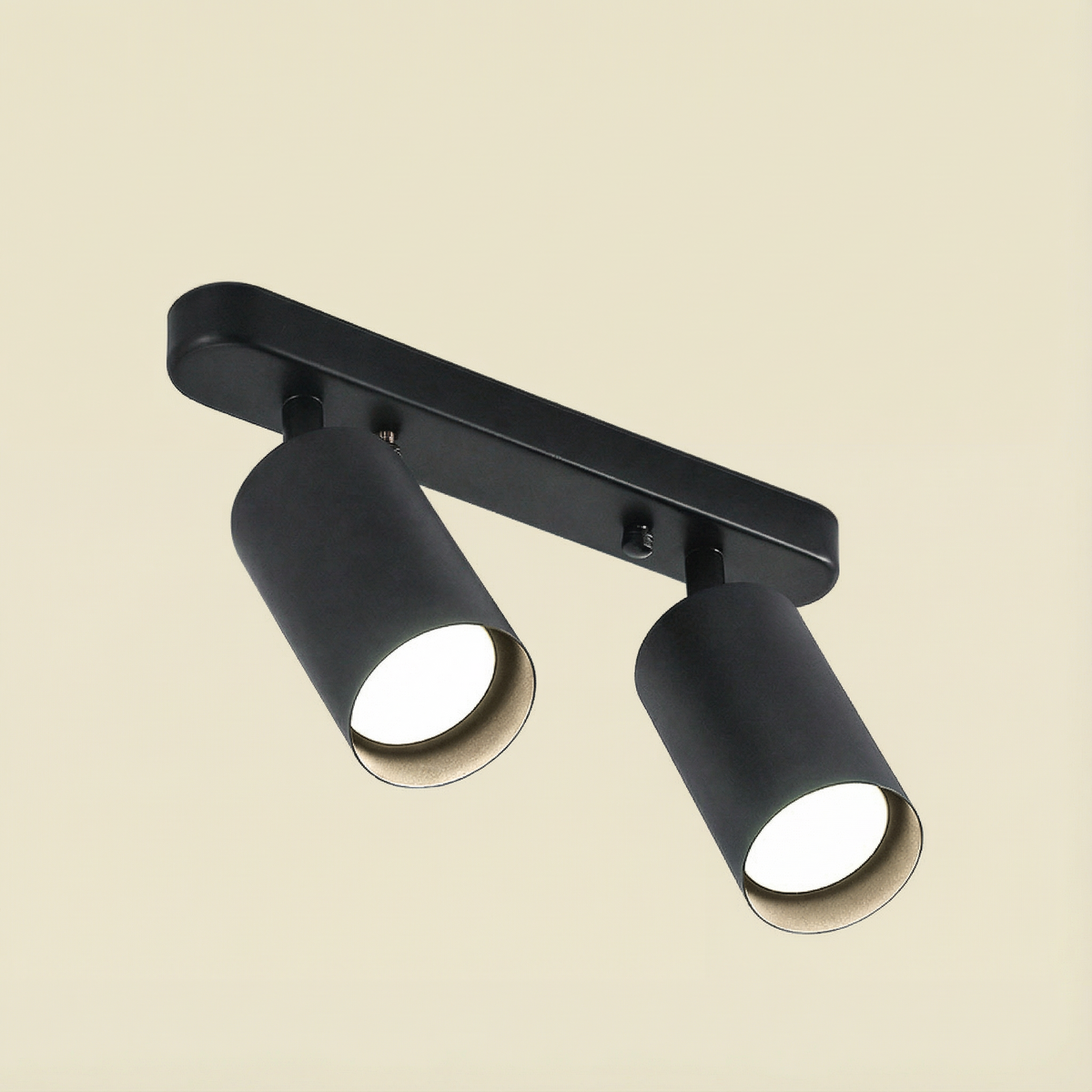 Versatile Dual-Head Adjustable Ceiling Spotlight Fixture