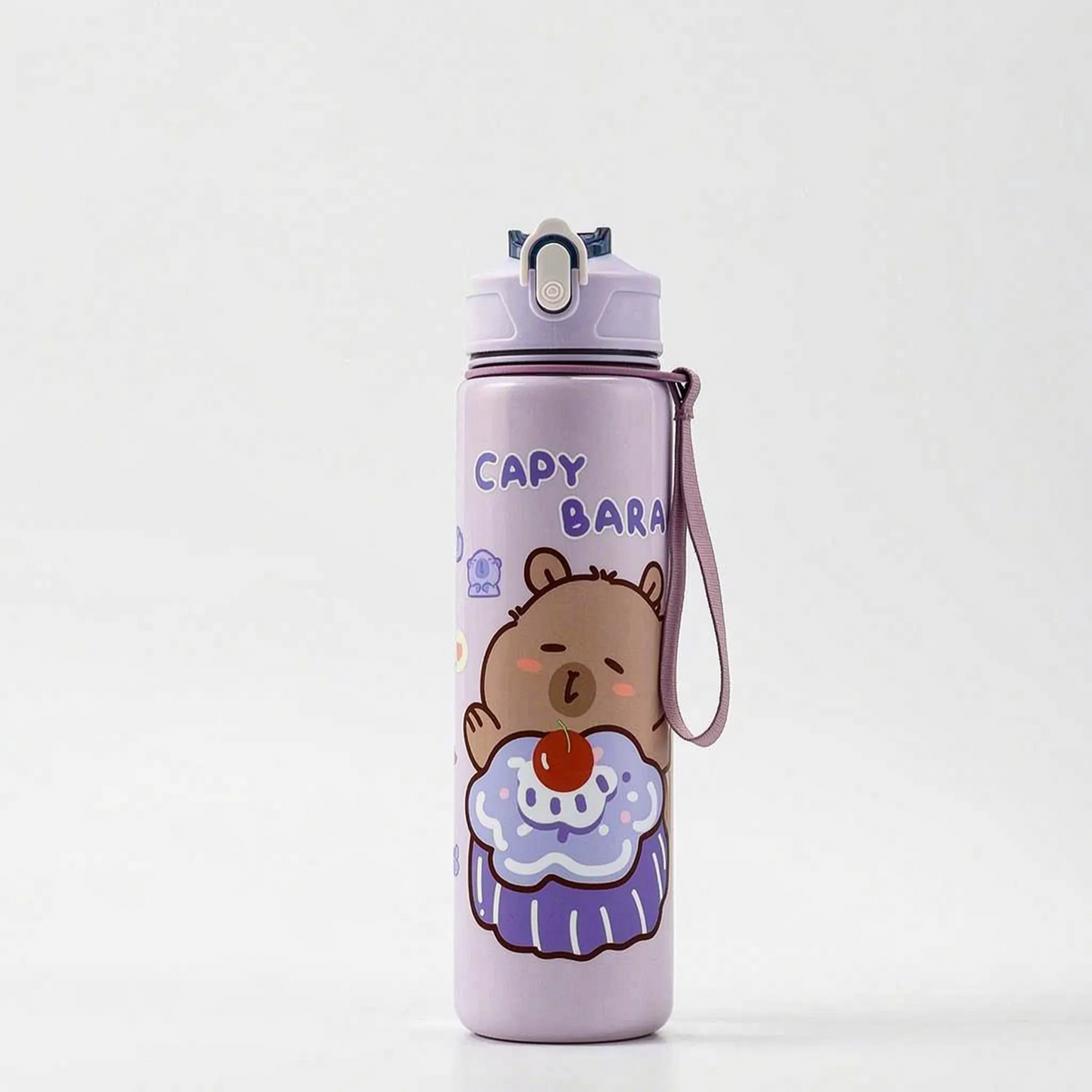 Children's Water Bottle with Capybara Design - Capyflow