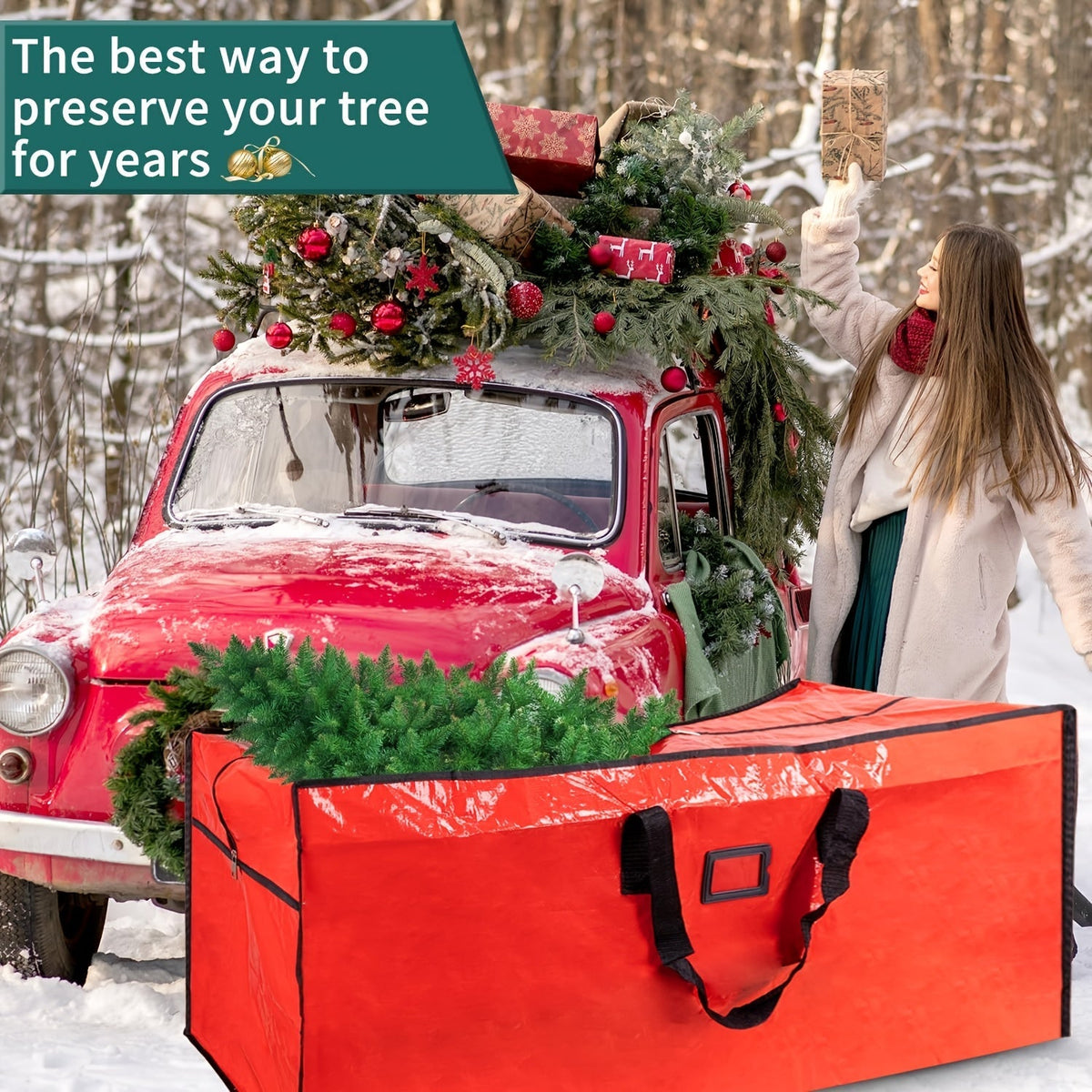 Durable Holiday Tree Storage Solution | Waterproof & Easy to Use
