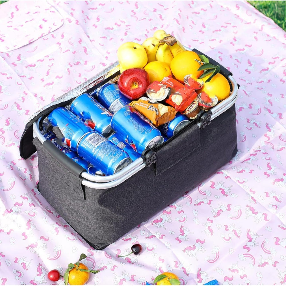 Versatile Outdoor Basket with Waterproof Protection | 18L Capacity