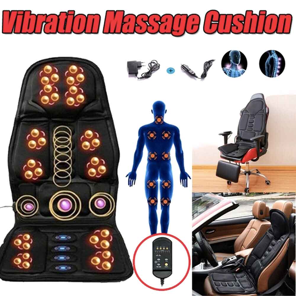 Relaxation Haven | Customizable Heated Massage Seat Cushion