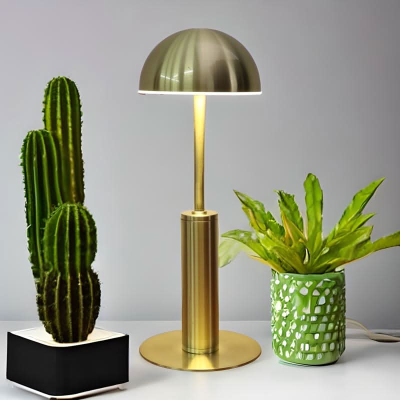 Portable Touch-Dimmed LED Table Lamp with Rechargeable Battery