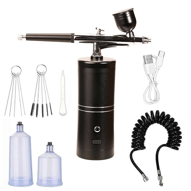 Airbrush Gun Cordless Rechargeable Adjustable Pressure
