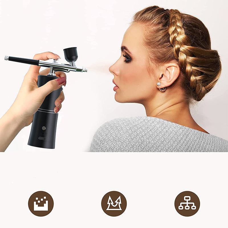 Airbrush Gun Cordless Rechargeable Adjustable Pressure