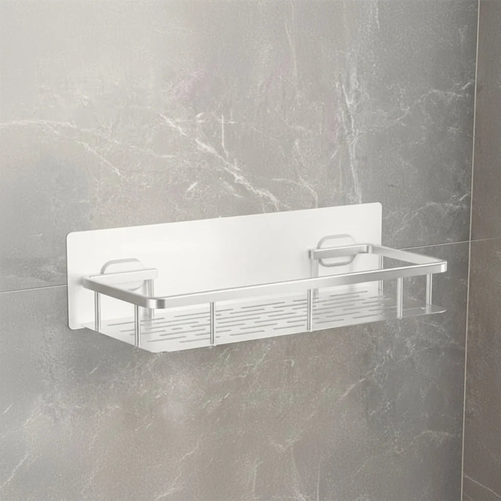 Bathroom Shelf Drill-Free Self-Adhesive Stainless Steel Trim
