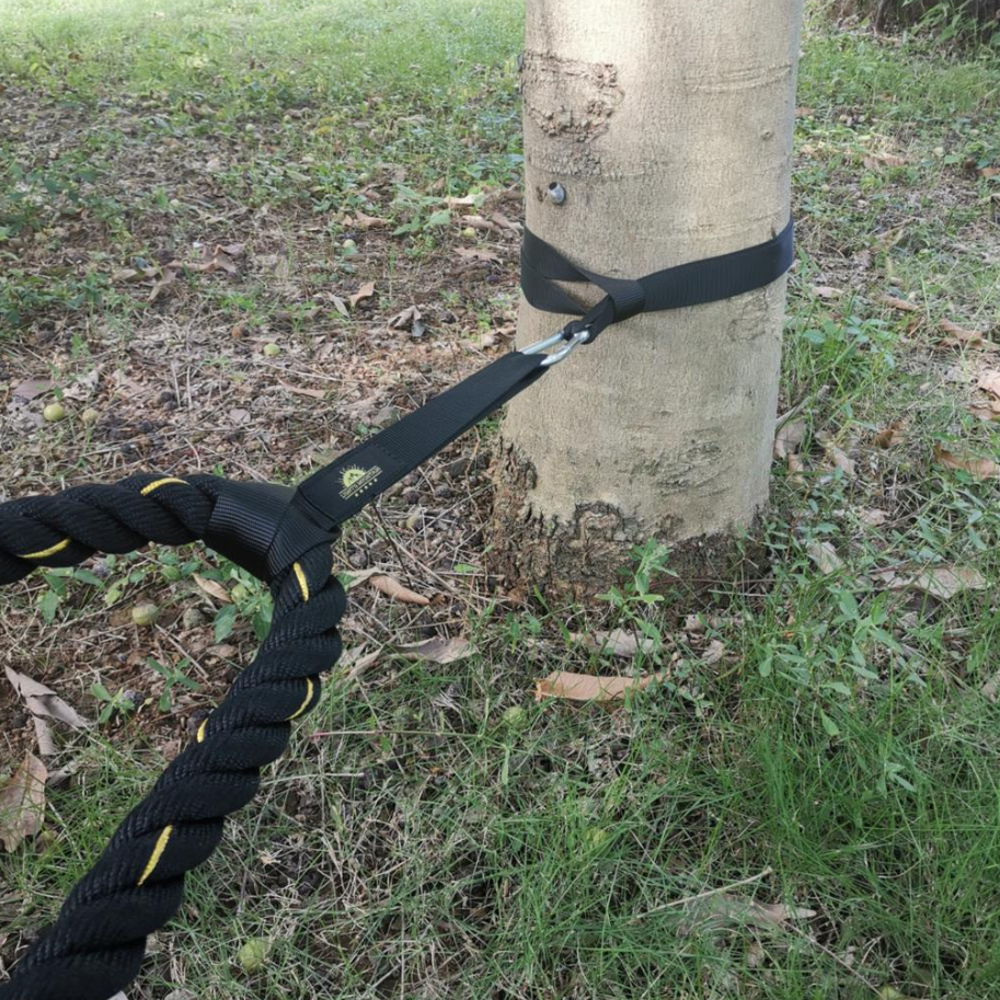 Battle Rope Anchor Strap Tool-Free Weather-Resistant 1,653 lb Load