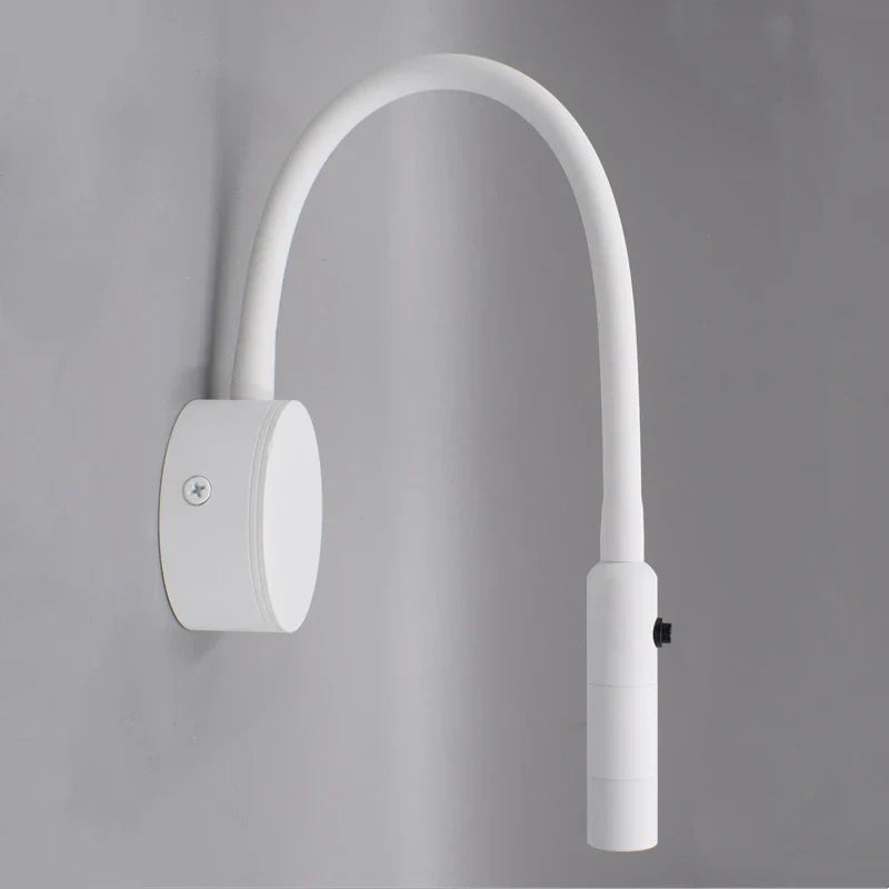 Bedside LED Wall Lamp Flexible Gooseneck Touch Switch 3000/4000/6000K