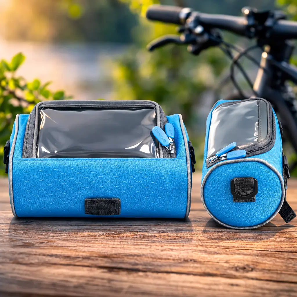 Bicycle Handlebar Bag Touchscreen Phone Window Water-Resistant Nylon