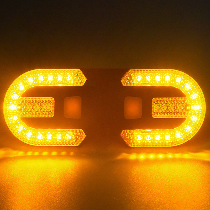 Bicycle Rear Light Wireless Remote Turn Signals USB Rechargeable