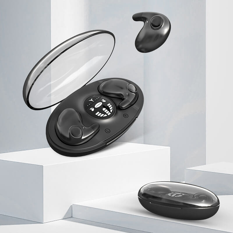 Bluetooth Earbuds Ultra-Thin Side-Sleeper IPX5 24-Hour Battery