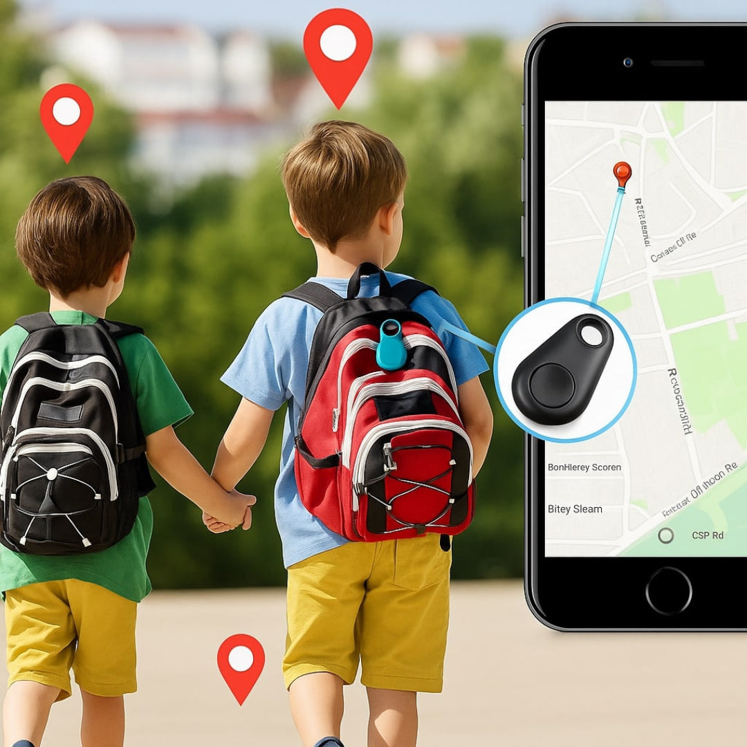 Bluetooth Tracker App Controlled Audible Alert 2-Piece Set