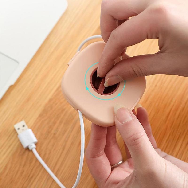 Cable Organizer Kink-Free Winding & Integrated Phone Stand
