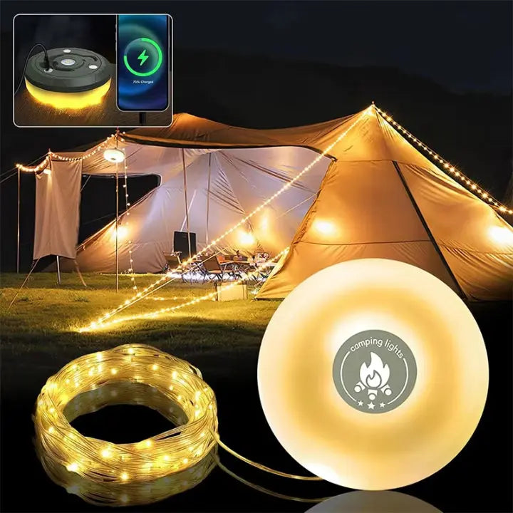 Camping Lantern 4-in-1 USB Rechargeable Power Bank