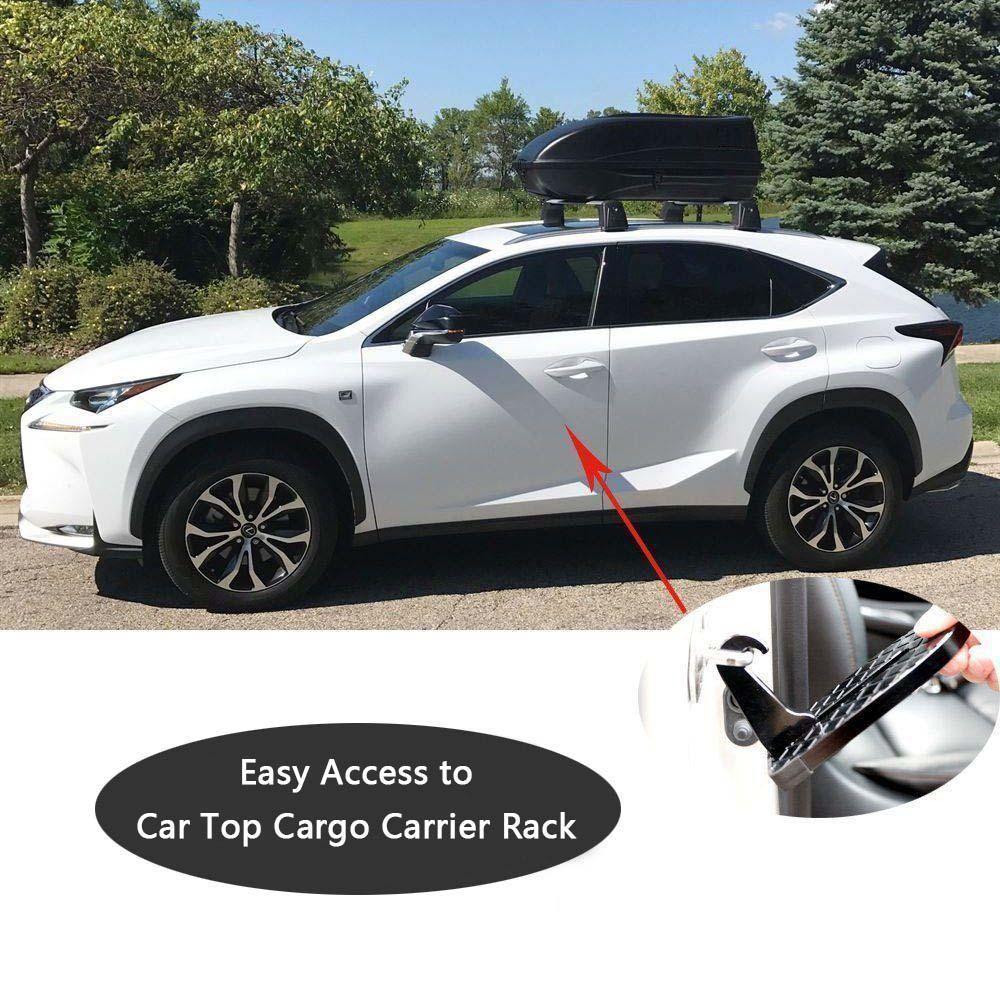 Car Door Step Aluminum Non-Slip With Emergency Hammer