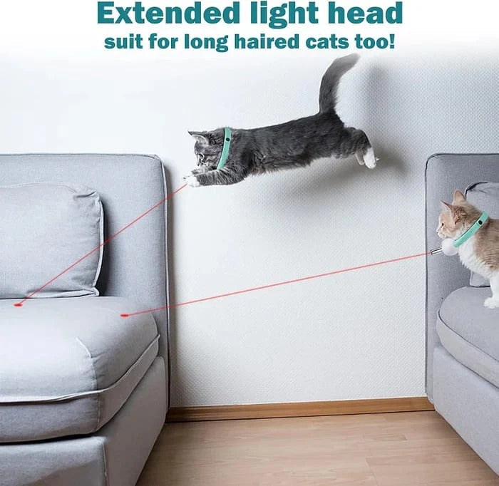 Cat Laser Collar Automatic Adjustable TPU Band