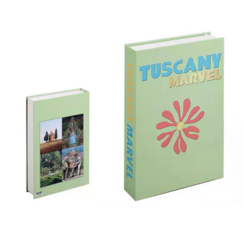 Decorative Book Travel-Themed Elegant Coffee Table Size