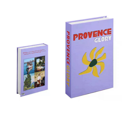 Decorative Book Travel-Themed Elegant Coffee Table Size
