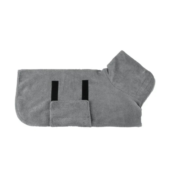 Dog Bathrobe Hooded Ultra-Absorbent Microfiber