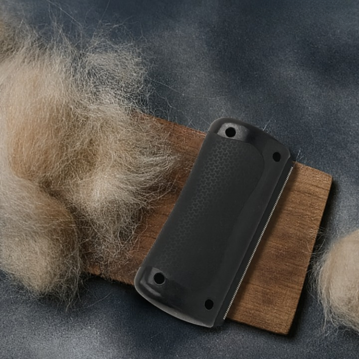 Dog Brush Dense Metal Bristles Reduces Shedding