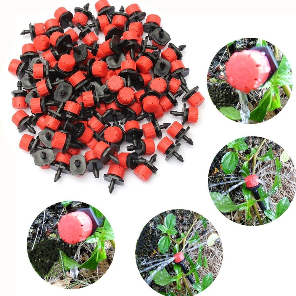 Drip Emitters 360 Degree Adjustable Tool-Free Installation