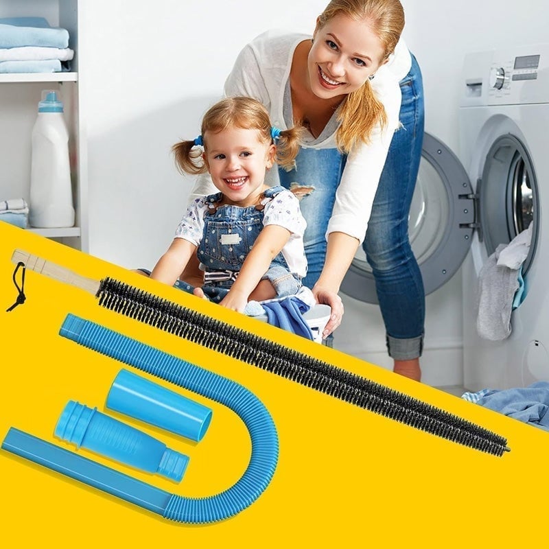 Dryer Vent Brush Flexible Long Universal Vacuum Adapter