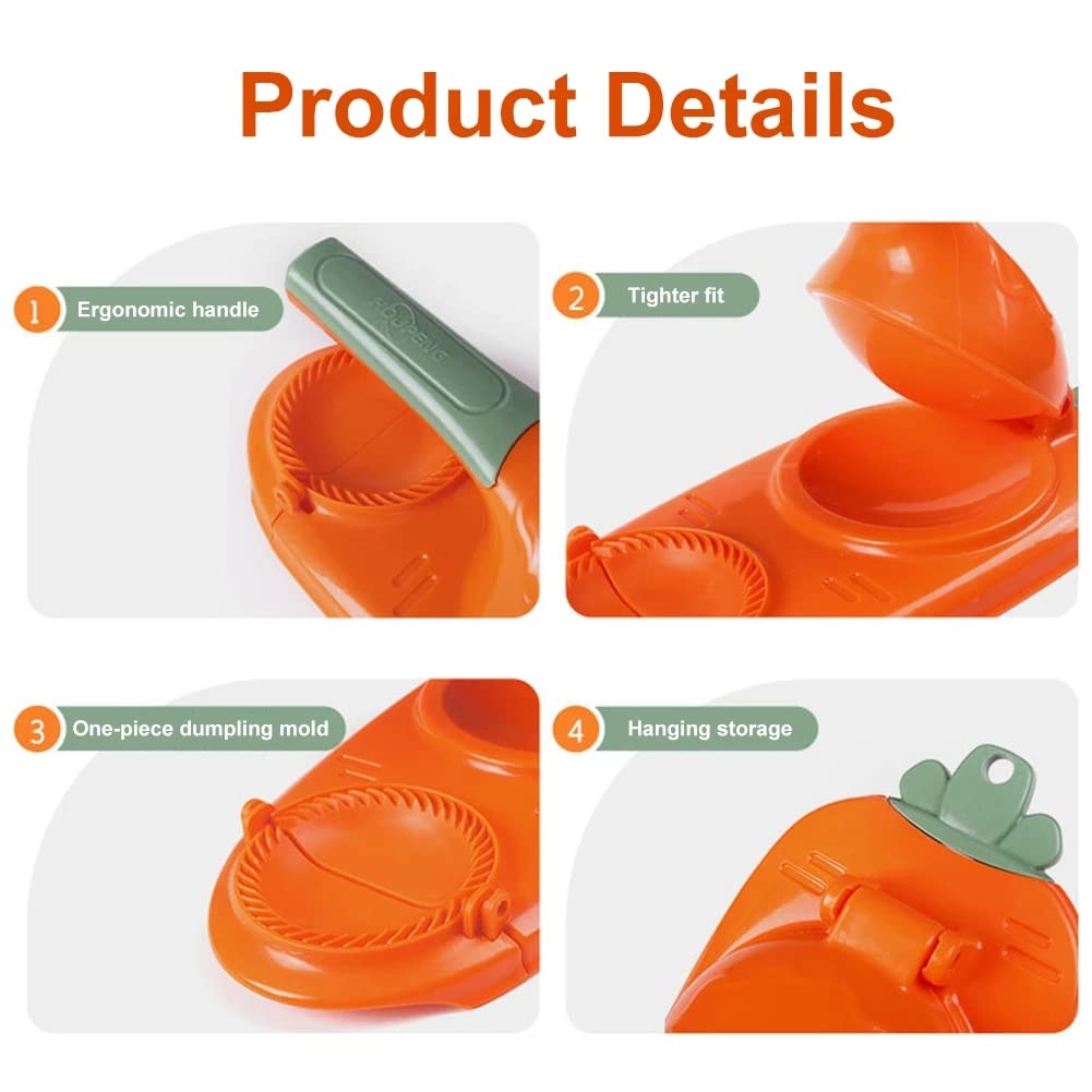 Dumpling Press & Former 2-In-1 Ergonomic Dishwasher-Safe