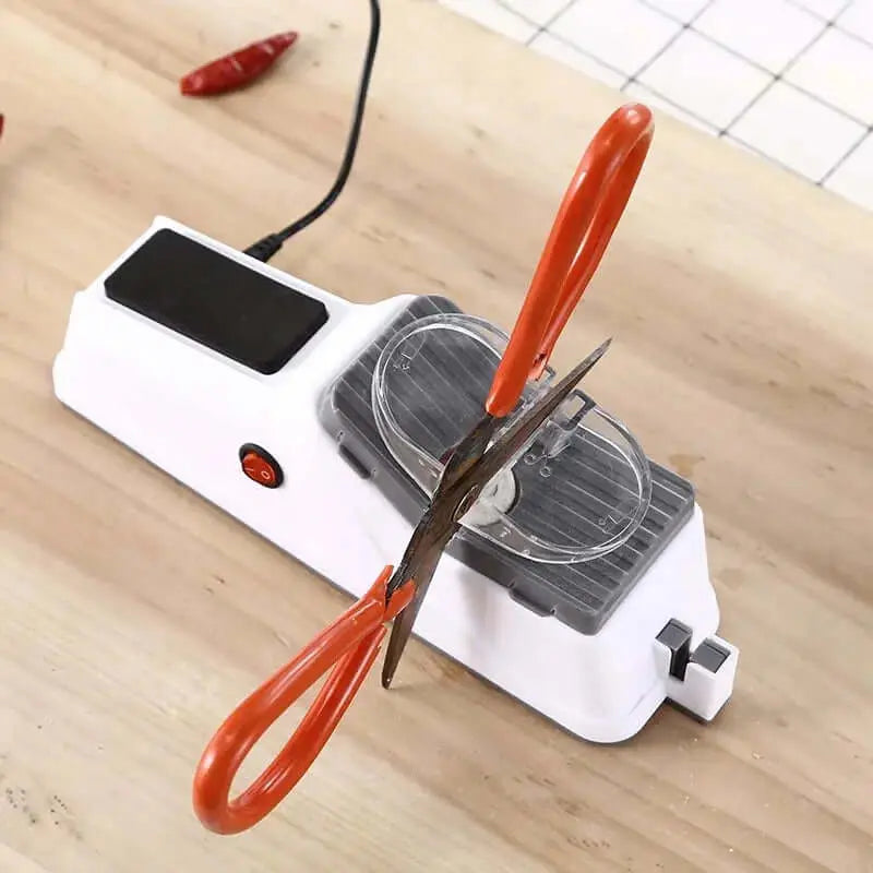 Electric Knife Sharpener USB Rechargeable Cordless Non-Slip