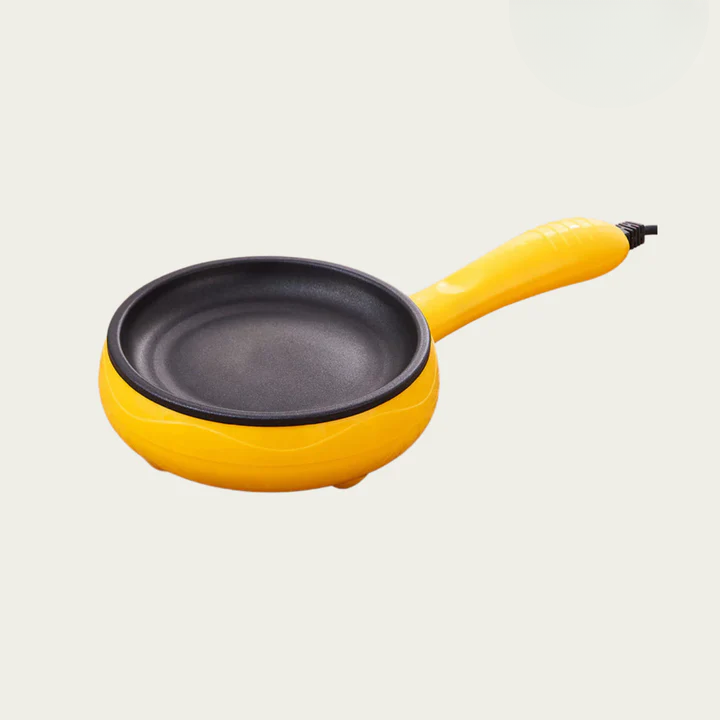 Electric Mini Pan Non-Stick Fast Heating & Automatic Shut-Off