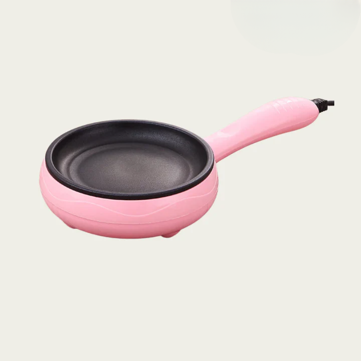 Electric Mini Pan Non-Stick Fast Heating & Automatic Shut-Off