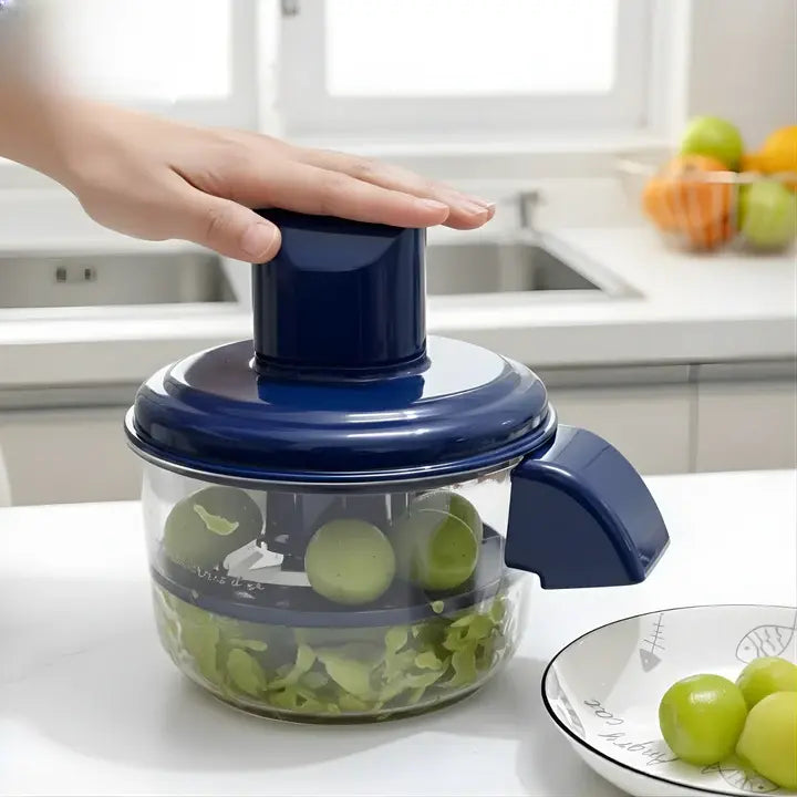 Electric Peeler One-Button 5 Stainless Steel Blades & Washable Parts