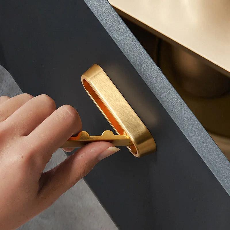 Foldable Wall Hook Space-Saving Solid Metal