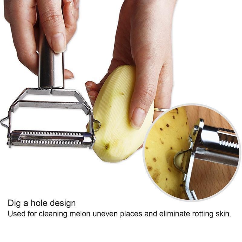 French Fry Cutter Stainless Steel Interchangeable Grids