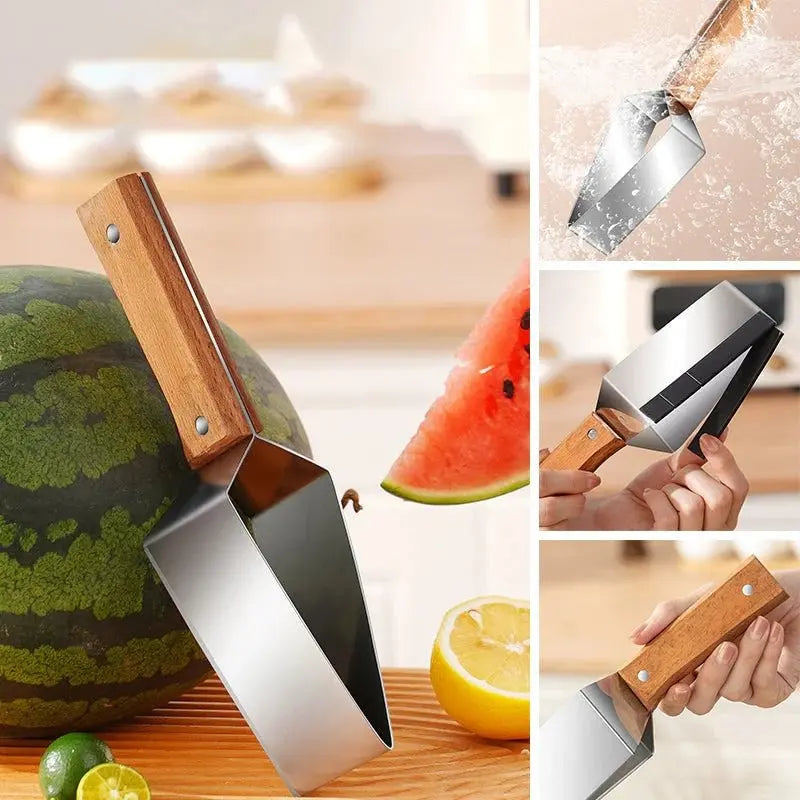 Fruit Slicer Stainless Steel Blade Ergonomic Non-Slip Handle