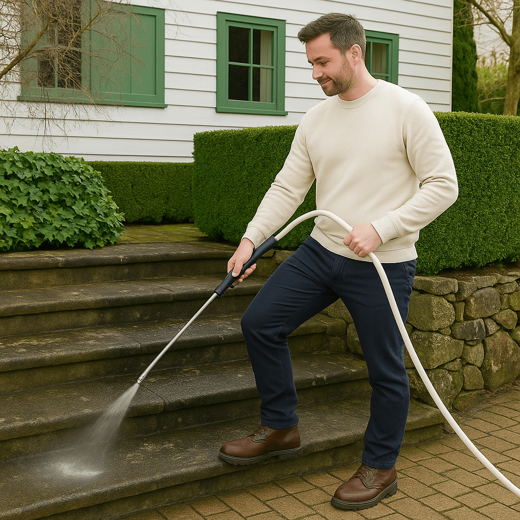 Garden Hose Spray Gun High-Pressure 90° Rotating Handle