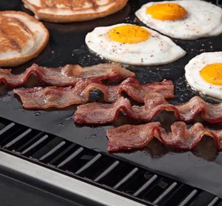 Grill Mat Non-Stick Heat-Resistant & Dishwasher-Safe 2-Pack