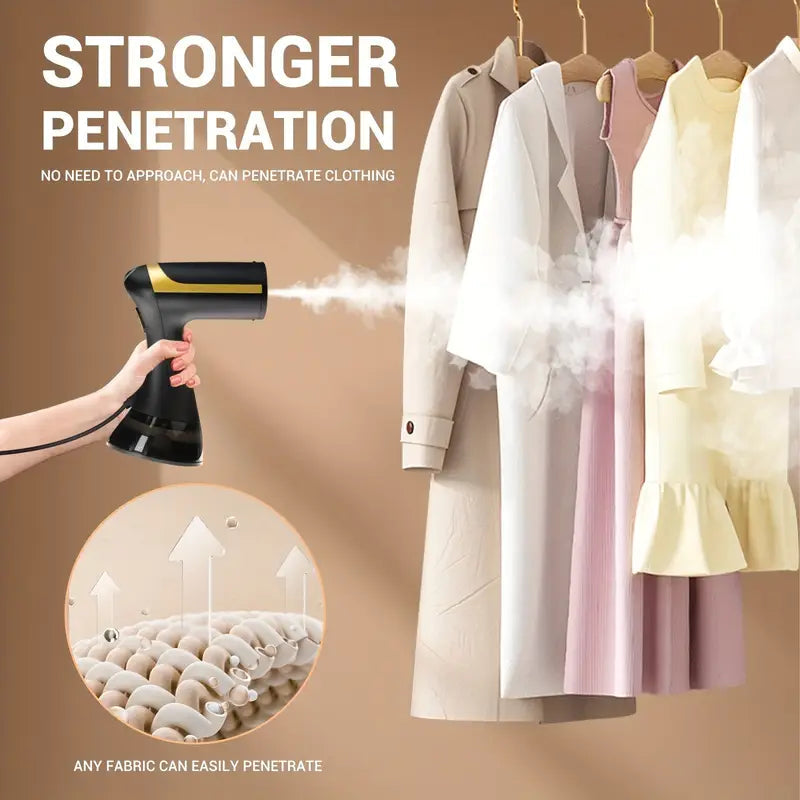 Handheld Garment Steamer 1500W 30 Second Heat-Up
